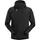 Snickers Body Mapping Fleece Hoodie mit Reißverschluss 9420, Black/Black, Black/Black, swatch