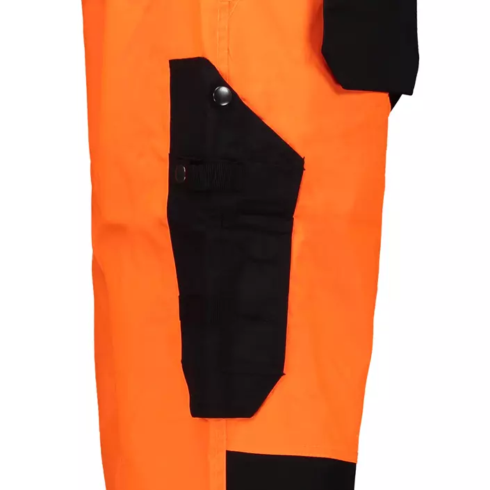 Ocean Roxen Handwerkerhose, Hi-Vis Orange/Schwarz, large image number 4