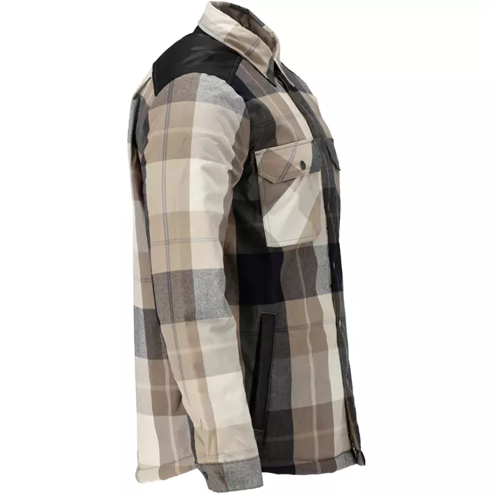 Mascot Customized flannel shirt jacket, Dark Sand, large image number 2