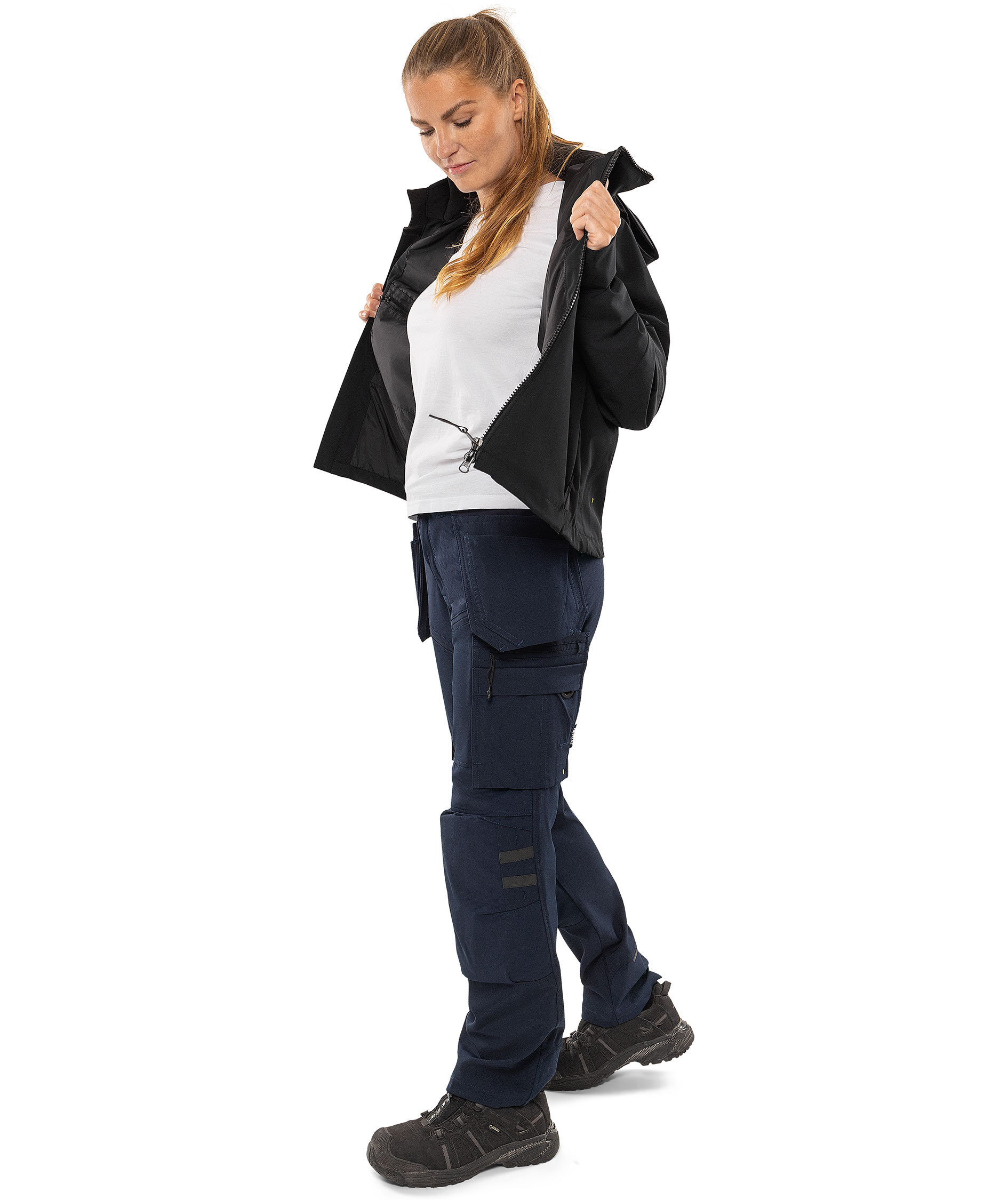 Fristads women's shell jacket 4981 GLS full stretch, Black, large image number 6