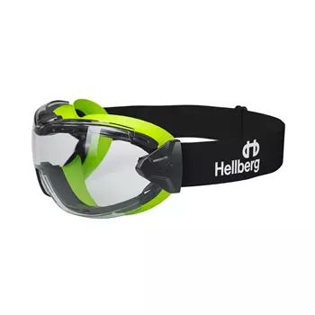Hellberg Neon Plus ELC AF/AS safety glasses/goggles, Transparent amber