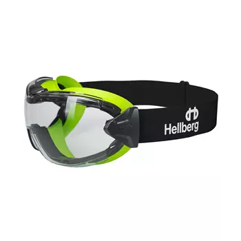 Hellberg Neon Plus ELC AF/AS skyddsglasögon/goggles, Transparent bärnsten