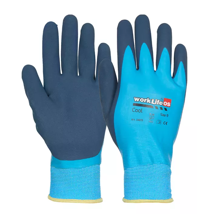 OS Worklife Cool gloves, Blue, large image number 0
