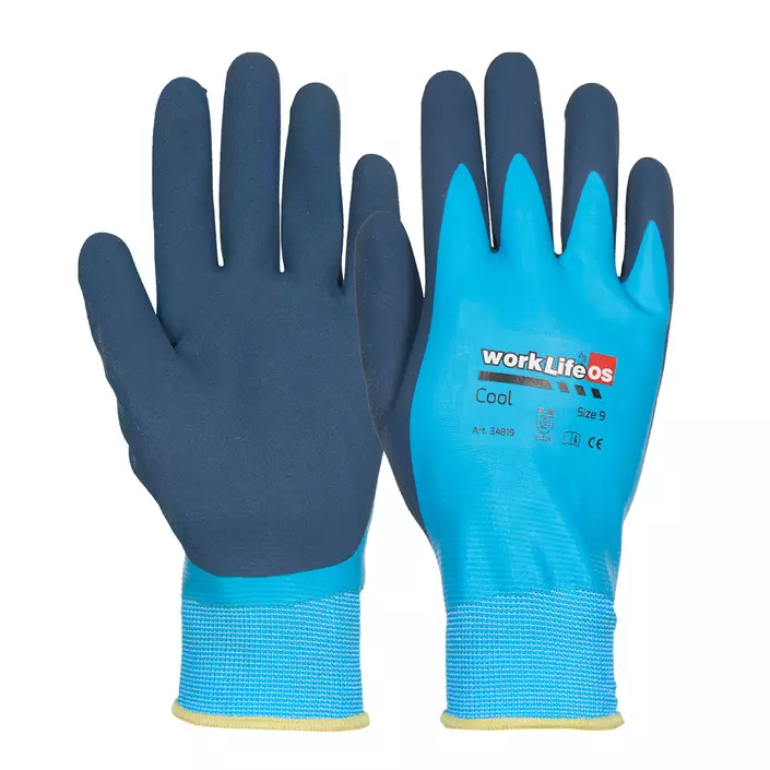 OS Worklife Cool Handschuhe, Blau, large image number 0