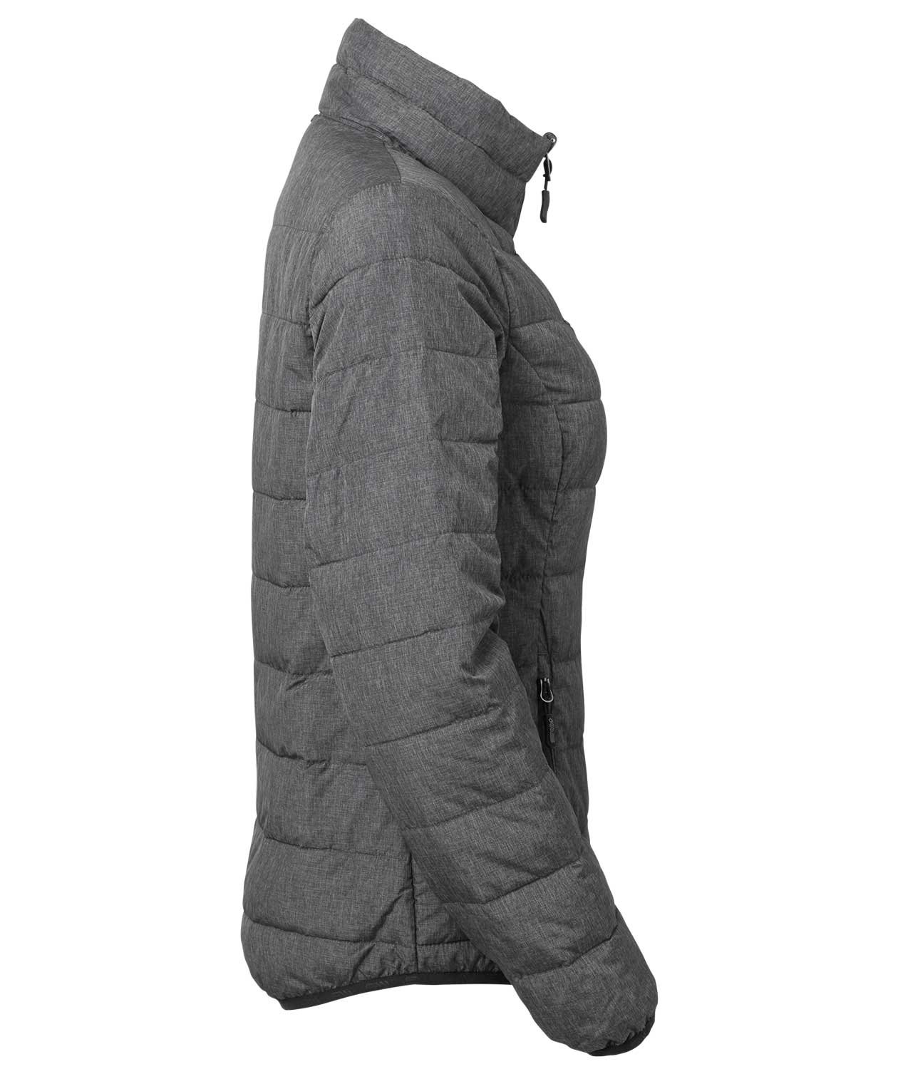 South West Alma quilted women's jacket, Dark Heather Grey