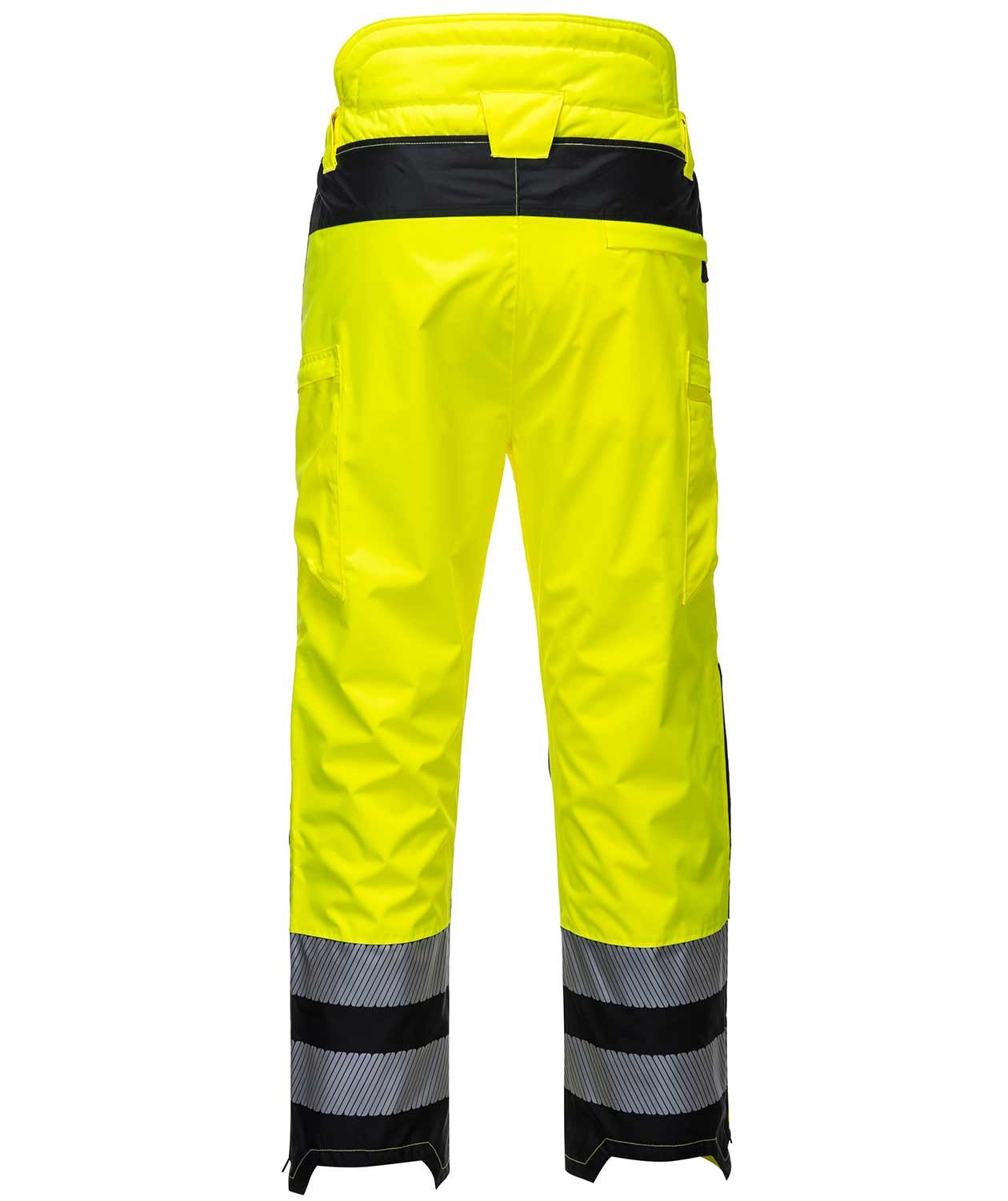 Portwest PW3 regnbyxa, Varsel Gul/Svart, large image number 1