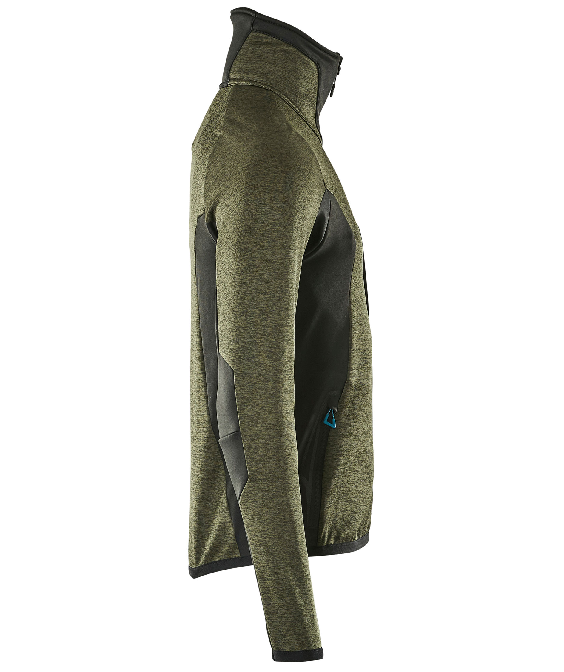 Mascot Advanced fleecetr&ouml;ja med dragkedja, Mossgr&ouml;n/Svart, large image number 2