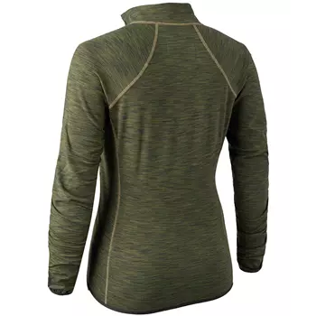Deerhunter Lady Insulated women's padded fleece sweater, Green Melange
