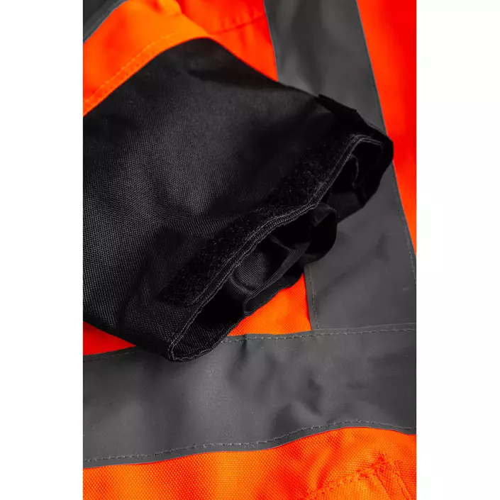 Lyngsøe shell jacket, Hi-Vis Orange/Black, large image number 3