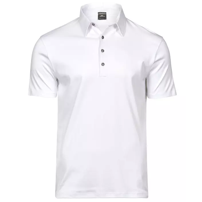 Tee Jays Pima polo T-shirt, Hvid, large image number 0