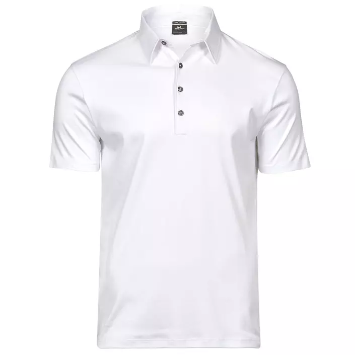 Tee Jays Pima polo T-shirt, Hvid, large image number 0