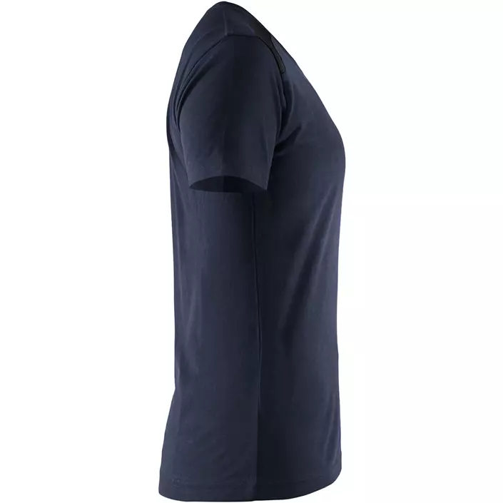 Blåkläder Damen T-Shirt, Dunkel Marine Blau/Schwarz, large image number 3