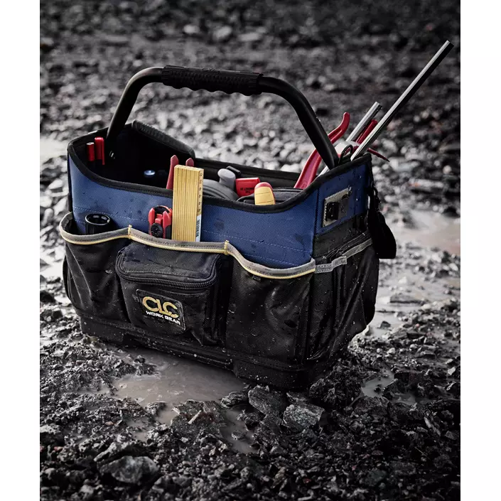 CLC Work Gear 1580 Premium tool bag 24,1L, Black, Black, large image number 3