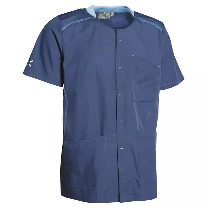 Nybo Workwear Sporty kortermet skjorte, Navy, large image number 0