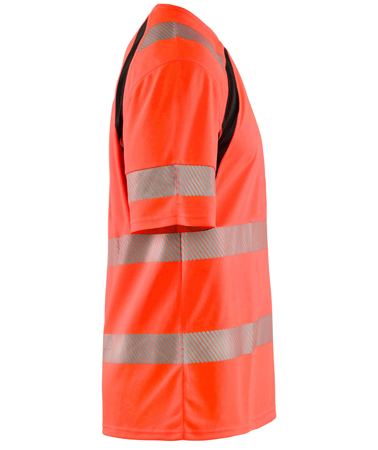 Bl&aring;kl&auml;der UV T-Shirt, Hi-vis Rot/Schwarz, large image number 3