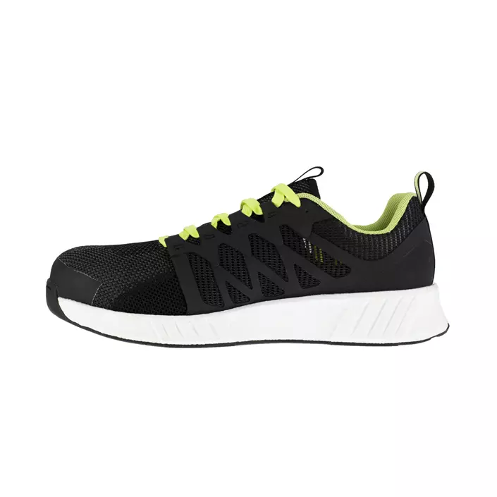 Reebok Fusion Flexweave safety shoes S1P, Black/Lime Green, large image number 1