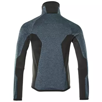 Mascot Advanced fleece sweater with zip, Dark Petrolium/Black