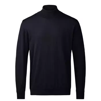 Clipper Milan tröja/polotröja med merinoull, Navy