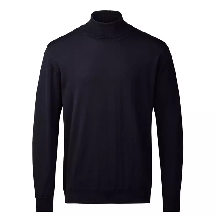 Clipper Milan tröja/polotröja med merinoull, Navy, large image number 0
