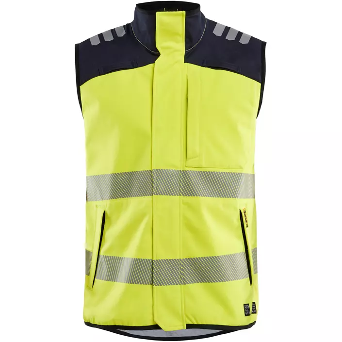 Blåkläder Multinorm softshellvest, Hi-Vis gul/marine, large image number 0