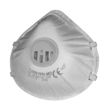 OX-ON InSafe støvmaske FFP2 med ventil, 20 stk., Hvid