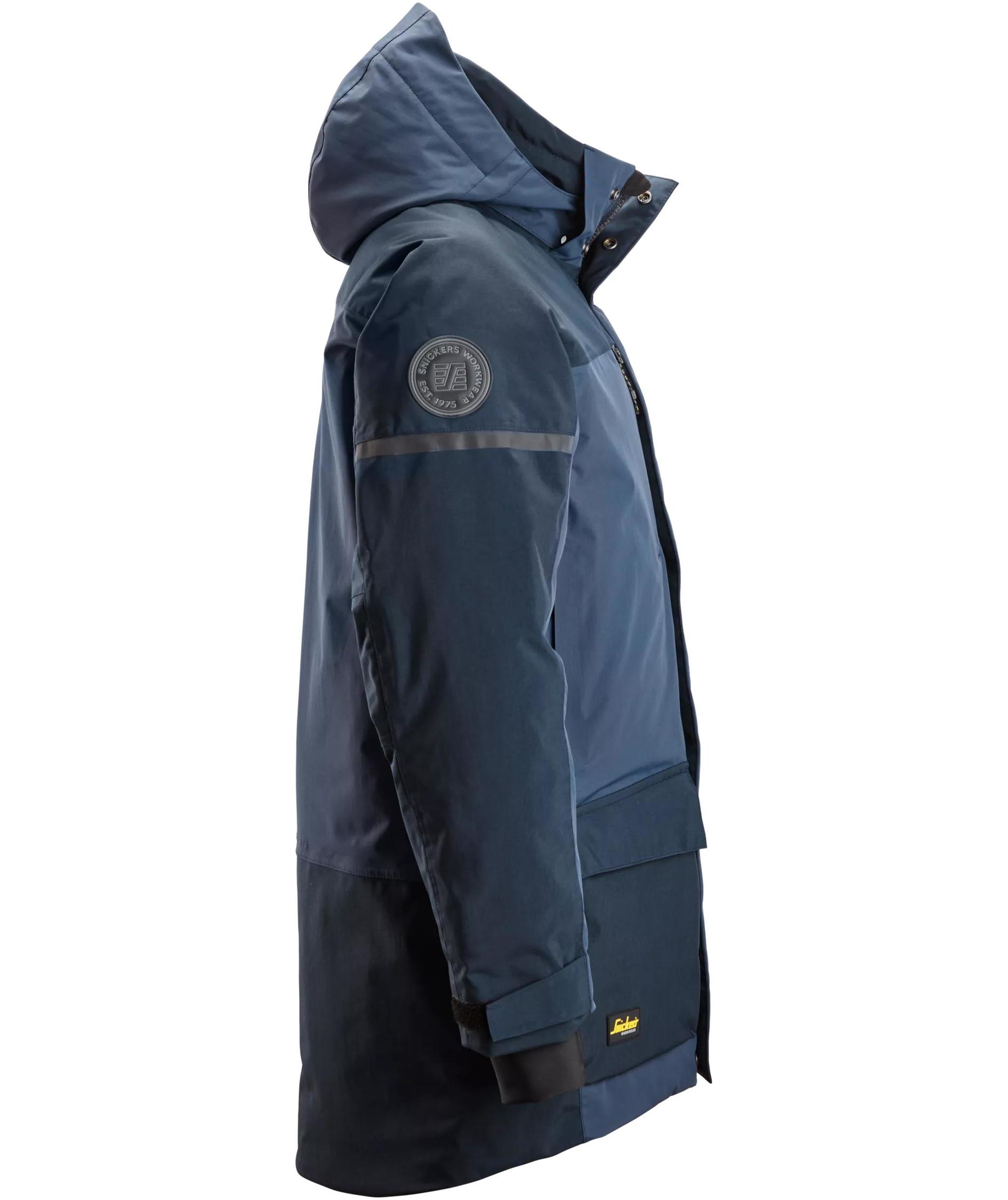 Snickers AllroundWork parka 1801, Navy/Dark Navy, large image number 4
