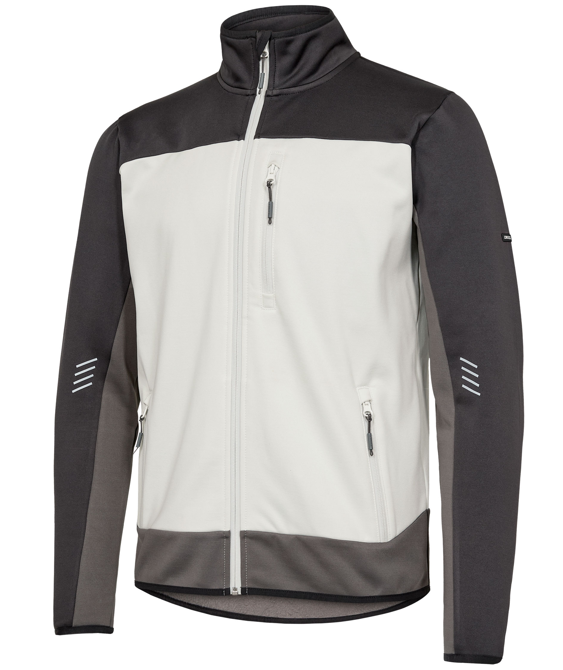 Engel Entire midlayer cardigan, Bone White/Anthracite Grey, large image number 2