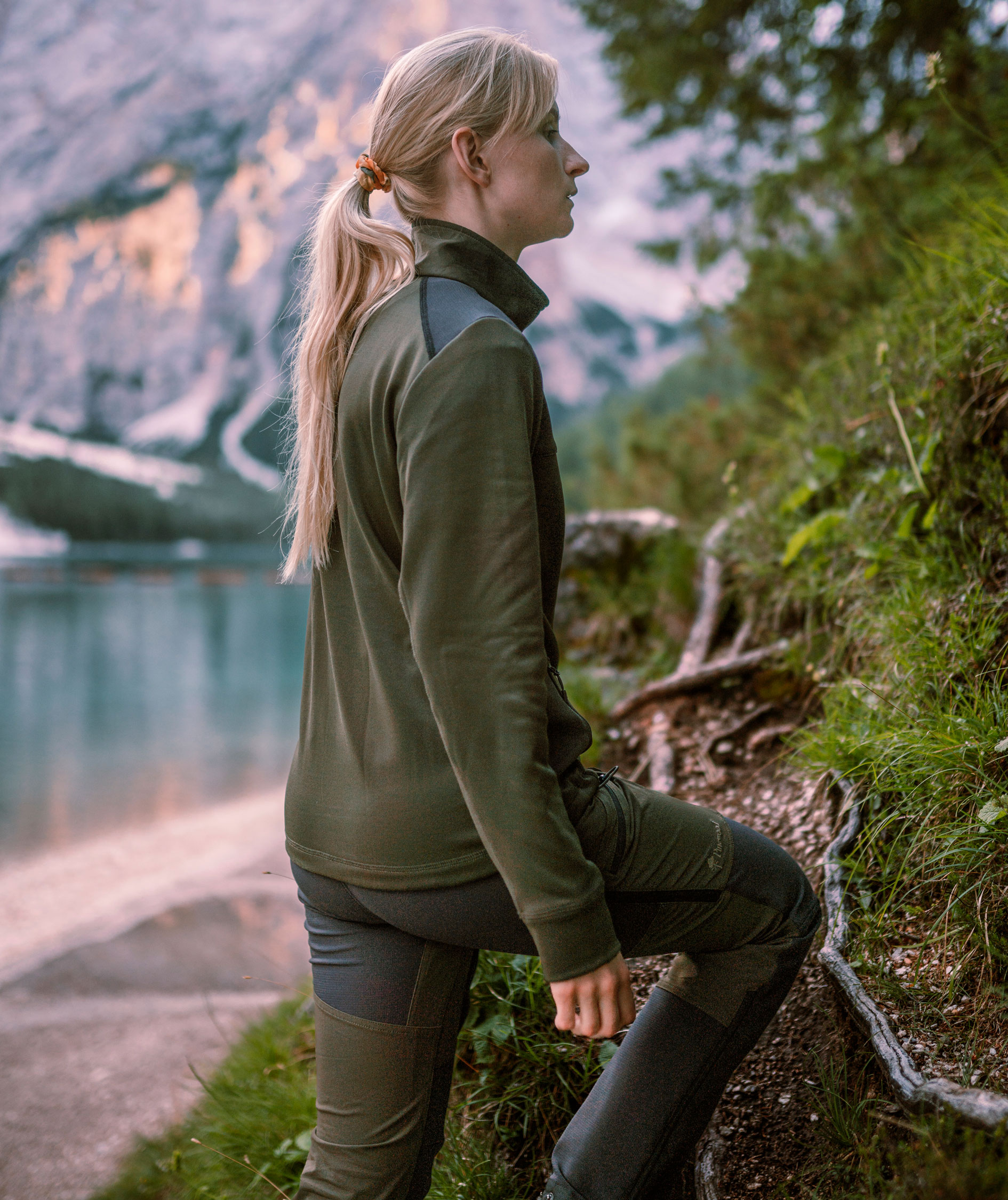 Pinewood Abisko Adventure dame jagtbukser, Moss green, large image number 5