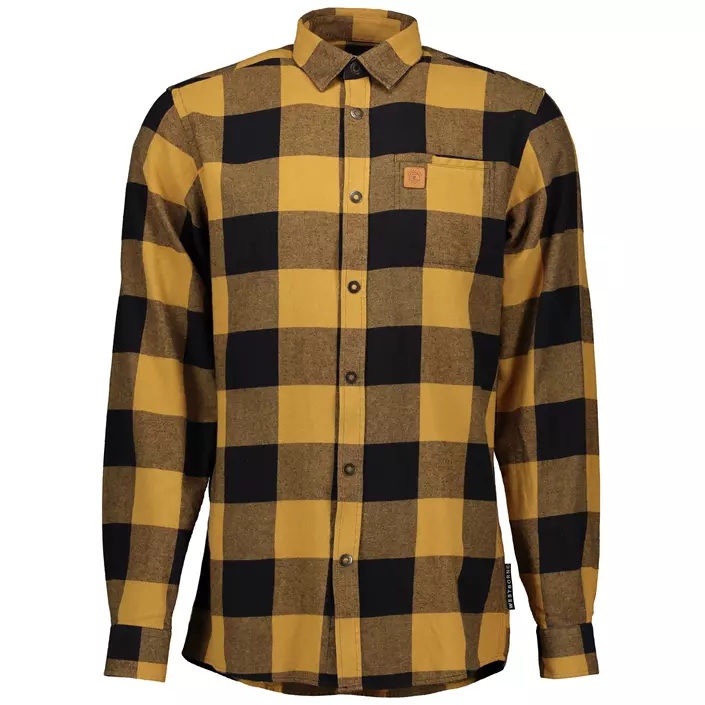 Westborn flannel shirt, Mustard/Black, large image number 0