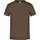 James & Nicholson T-shirt Round-T Heavy, Brown, Brown, swatch