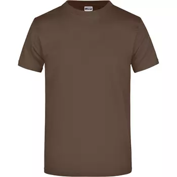 James & Nicholson T-Shirt Round-T Heavy, Brown