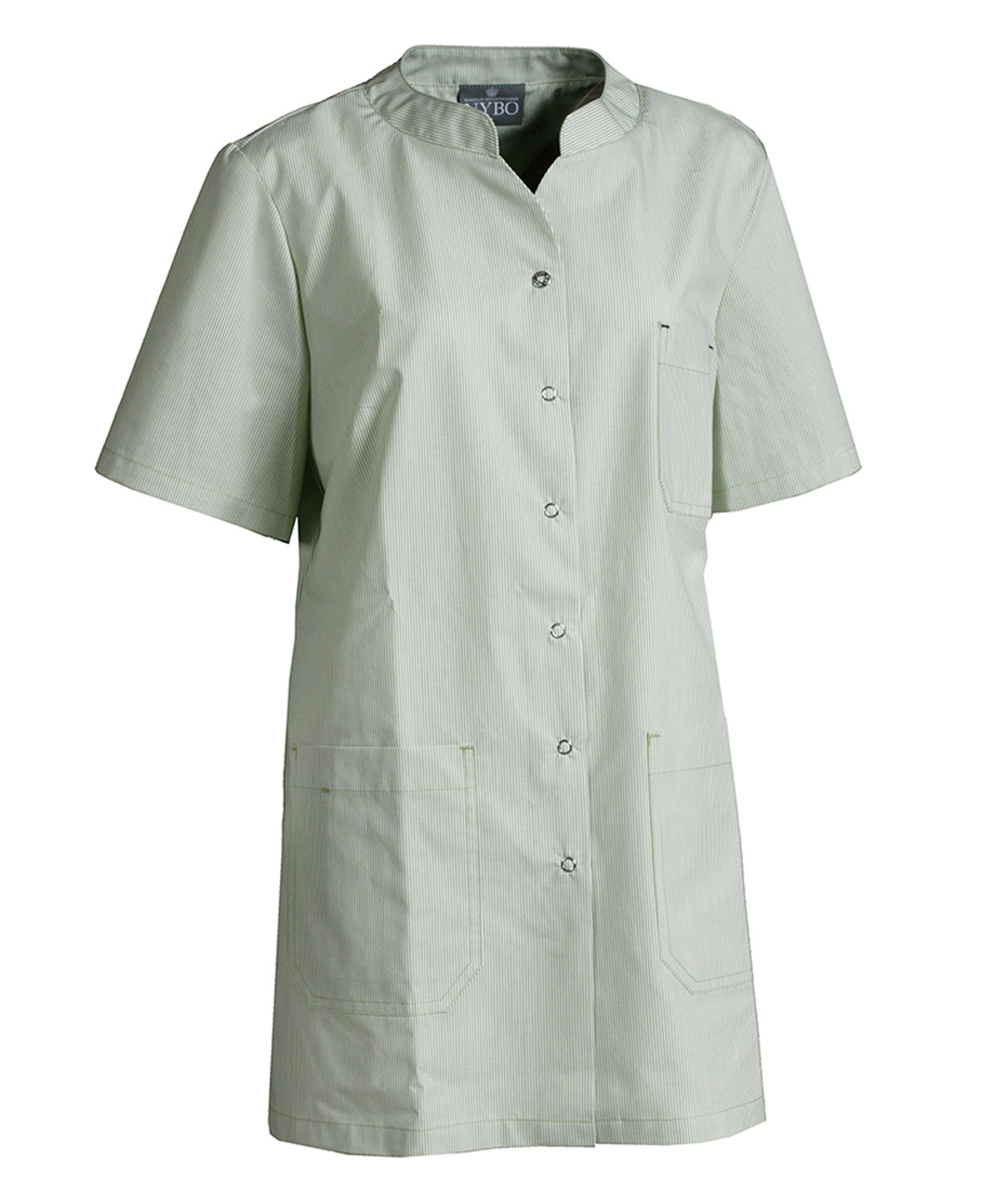 Nybo Workwear Fresh women's tunic, Green striped