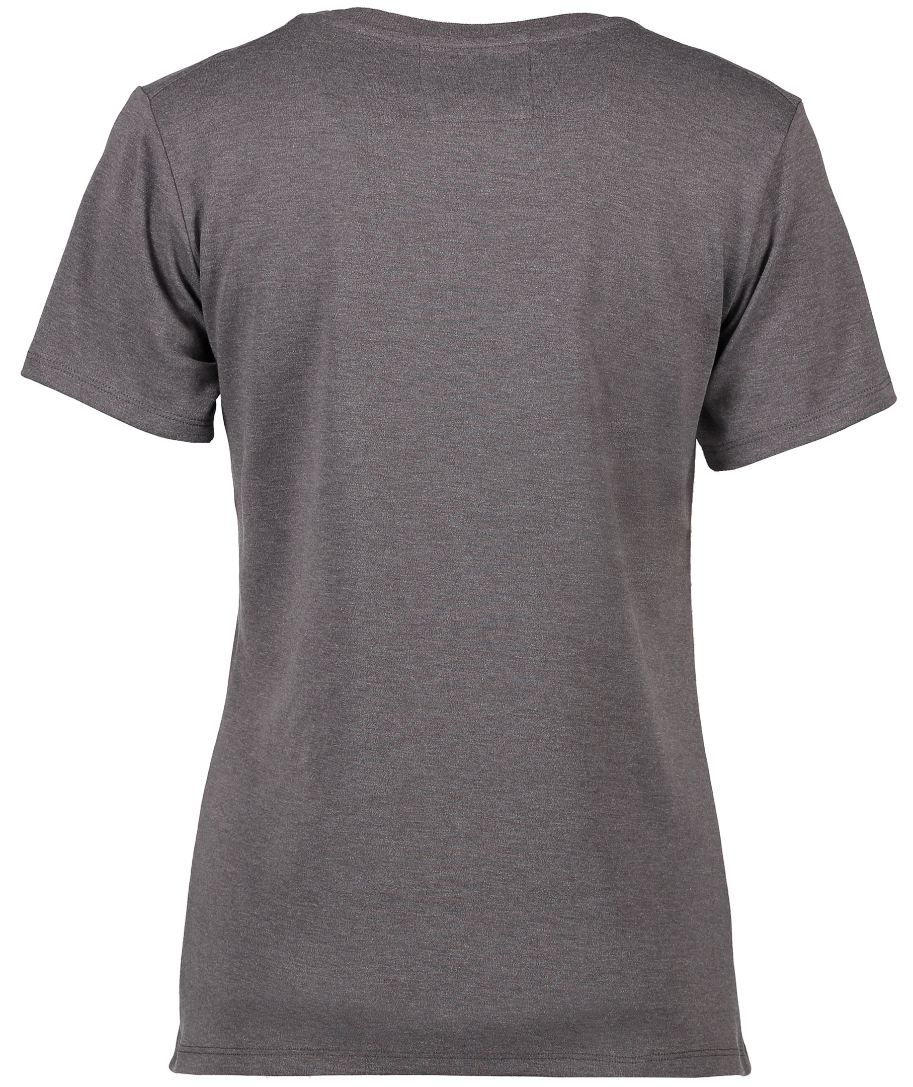 Seven Seas T-shirt med rund hals dam, Dark Grey Melange