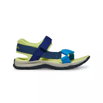 Merrell Kahuna Web sandaler til barn, Blue/Navy/Lime
