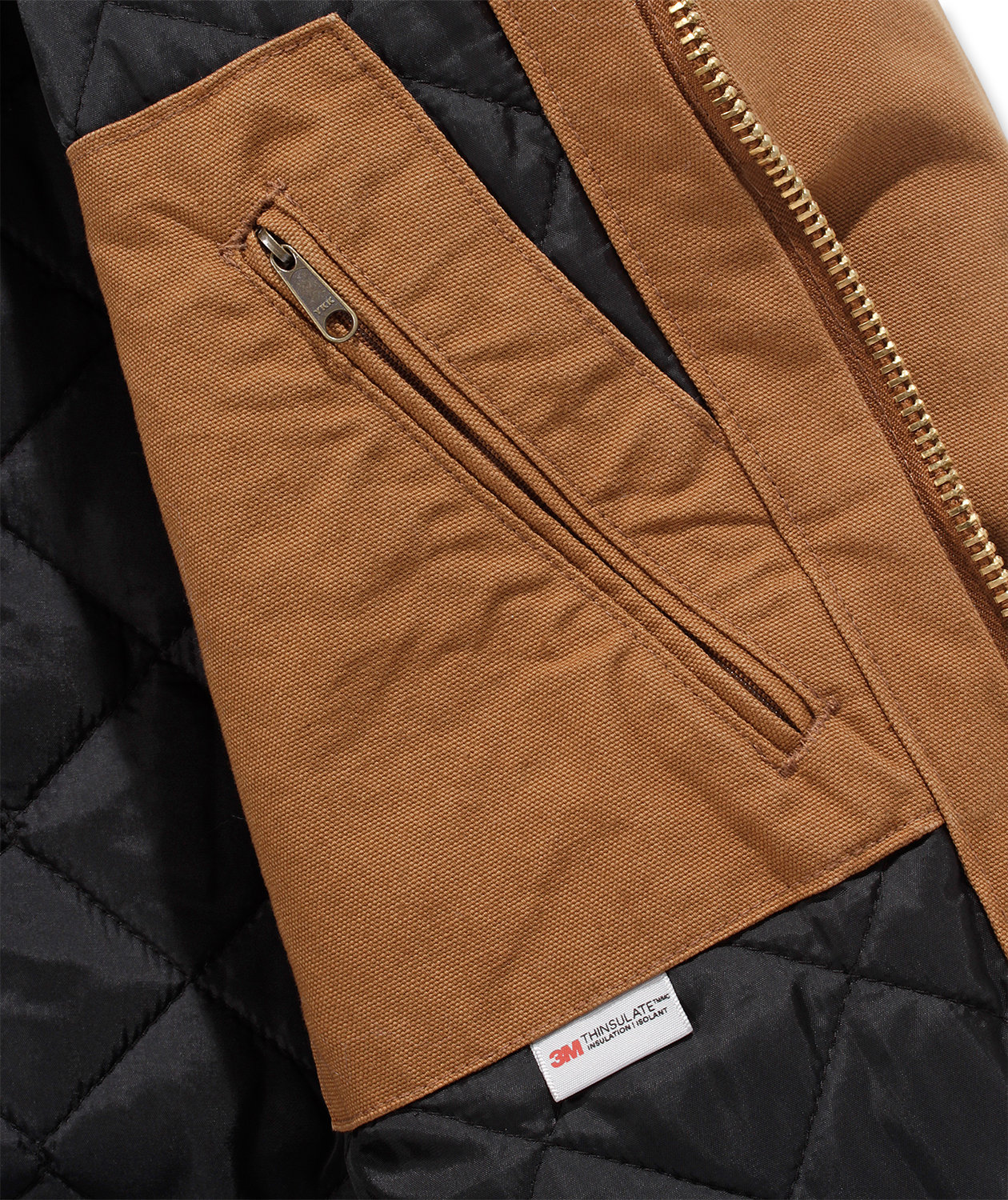 Carhartt Duck Active vattert arbeidsjakke, Carhartt Brown, large image number 2