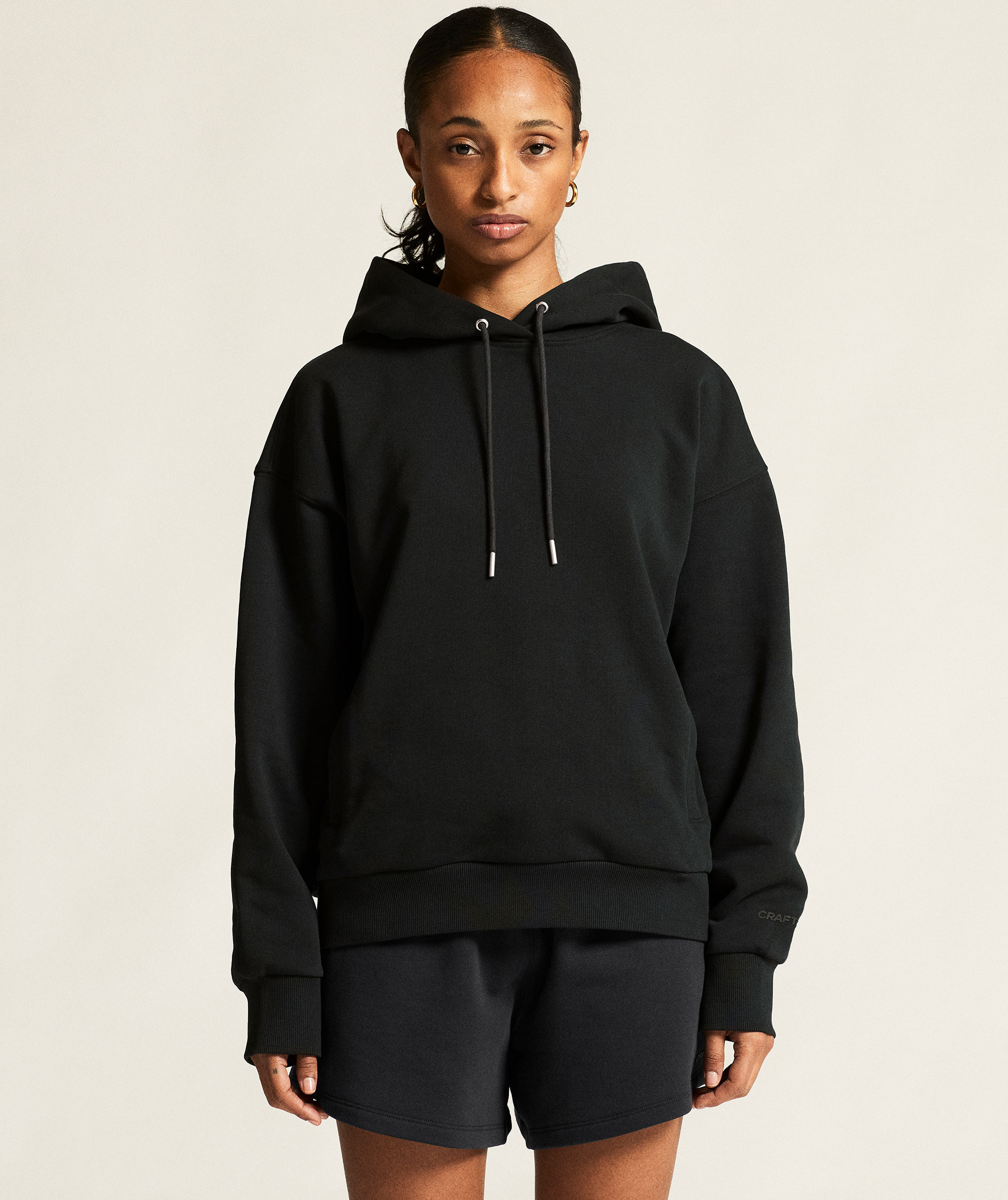 Craft Frequent hoodie dam, Black