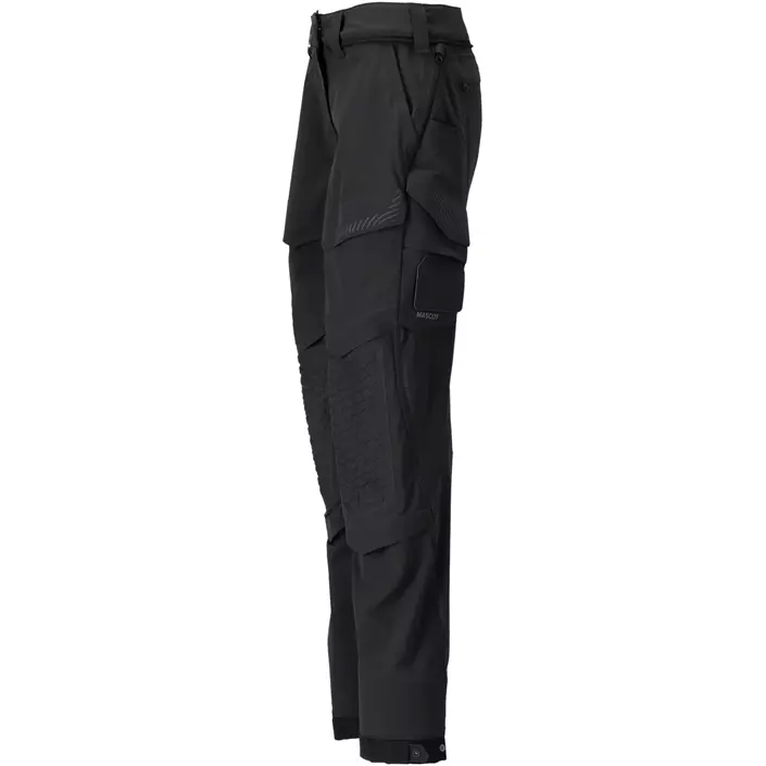 Mascot Customized diamond fit women's work trousers full stretch, Black, large image number 3