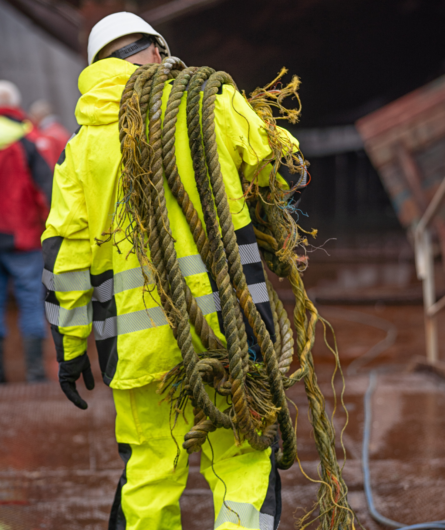 ELKA Visible Xtreme arbetsjacka, Varsel Gul/Svart, large image number 4