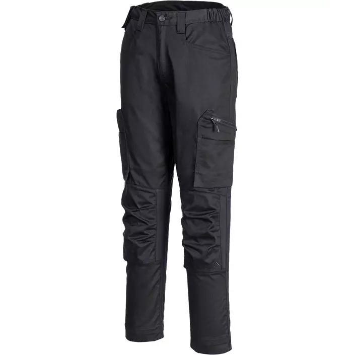 Portwest WX2 Eco work trousers, Black, large image number 2