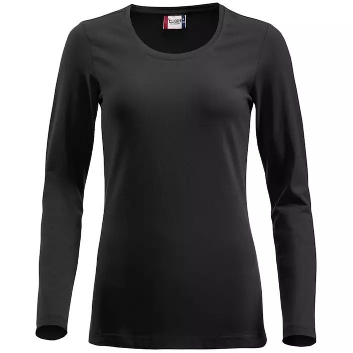 Clique Carolina long-sleeved women's T-shirt, Black, large image number 0
