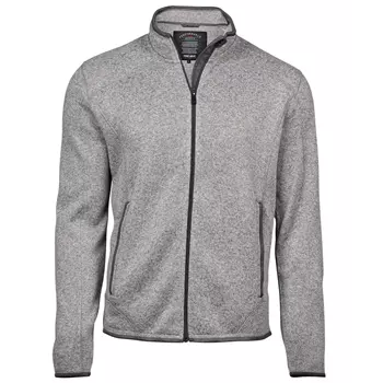 Tee Jays Aspen fleece jacket, Grey Melange