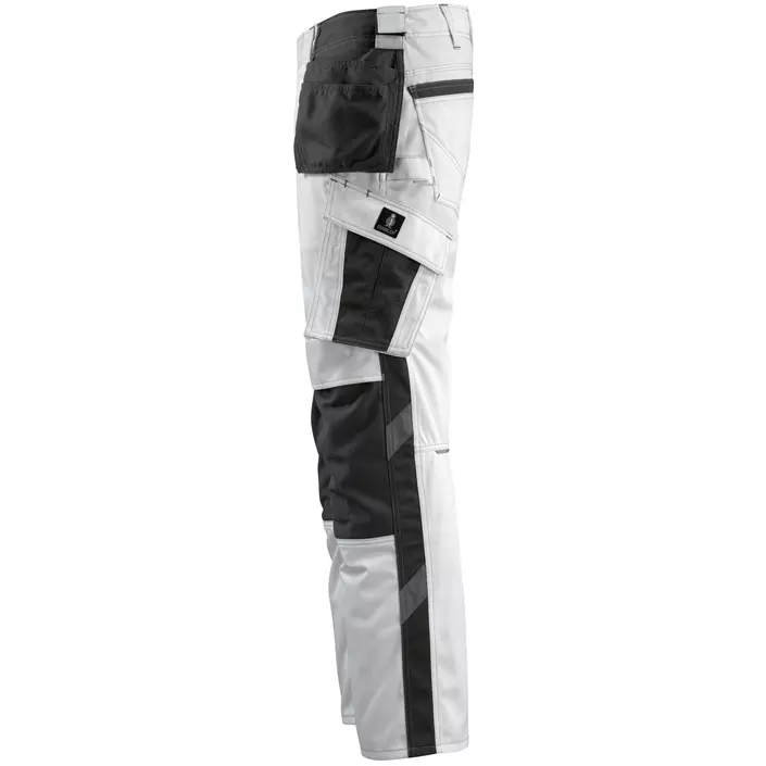 Mascot Unique Bremen craftsman trousers, White/Dark Antracit, large image number 1