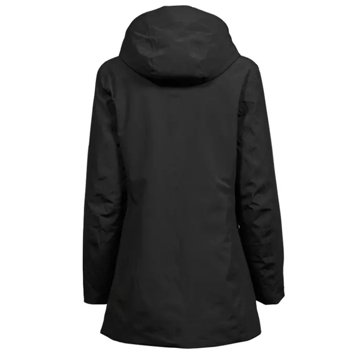 Tee Jays All Weather women's parka jacket, Black, large image number 1