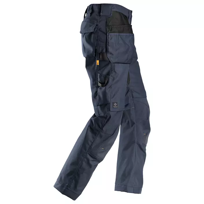 Snickers AllroundWork Canvas+ craftsman trousers 6224, Navy, large image number 3