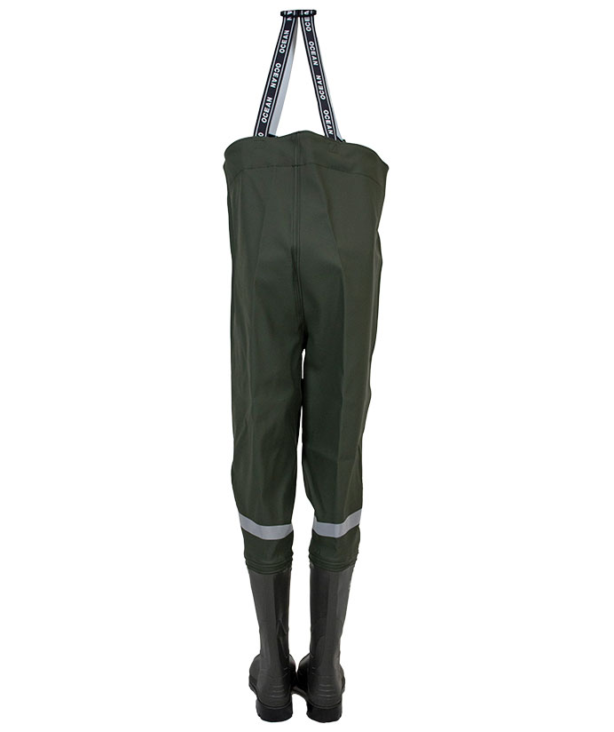 Ocean Cloud junior waders, Olivengr&oslash;n, large image number 2