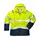 Fristads rain jacket 4624, Hi-vis Yellow/Marine, Hi-vis Yellow/Marine, swatch