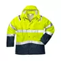 Fristads rain jacket 4624, Hi-vis Yellow/Marine