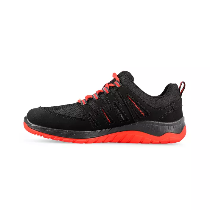 Elten Maddox Black-Red Low work shoes O2, Black/Red, large image number 2