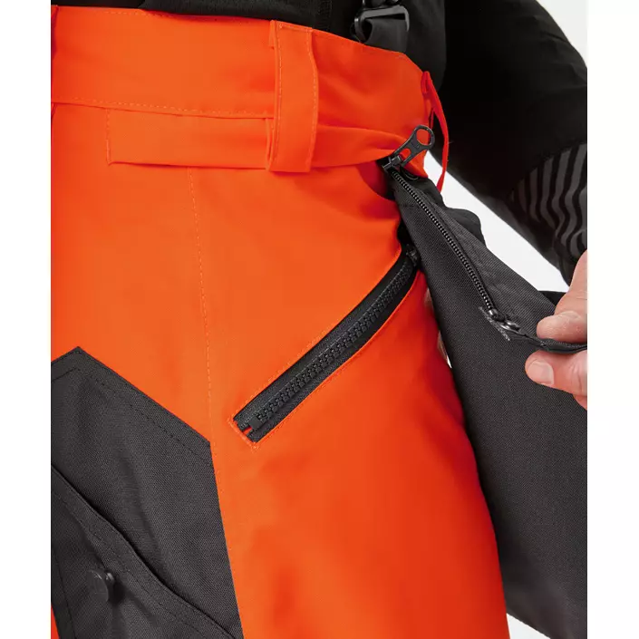 Helly Hansen Alna 2.0 shell trousers, Hi-vis Orange/charcoal, large image number 6