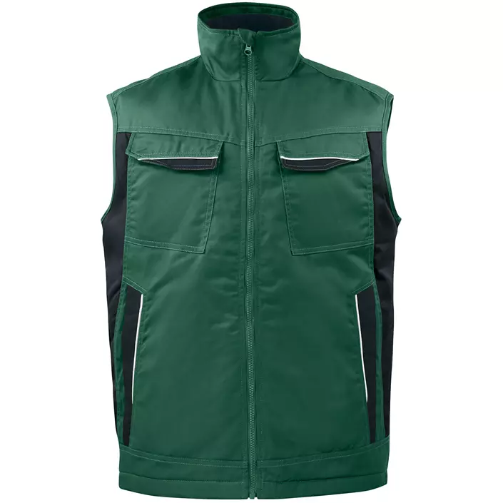 ProJob lined vest, Forest Green, large image number 0